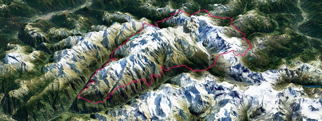 Ultra Tour Monte Rosa route GPS