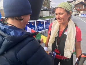 dennise zimmerman ultra runner at utmr with Lizzy Hawker