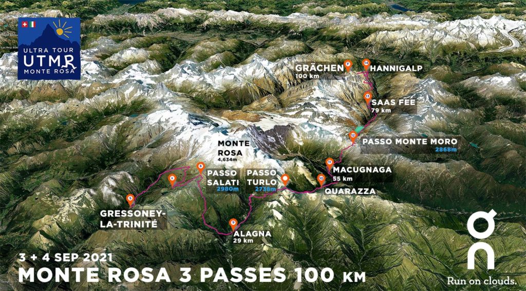UTMR 100 km 3 passi percorso 2021