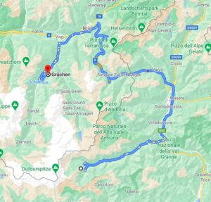 macugnaga to grachen map